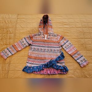 Matilda Jane Boho Sweater with Hood